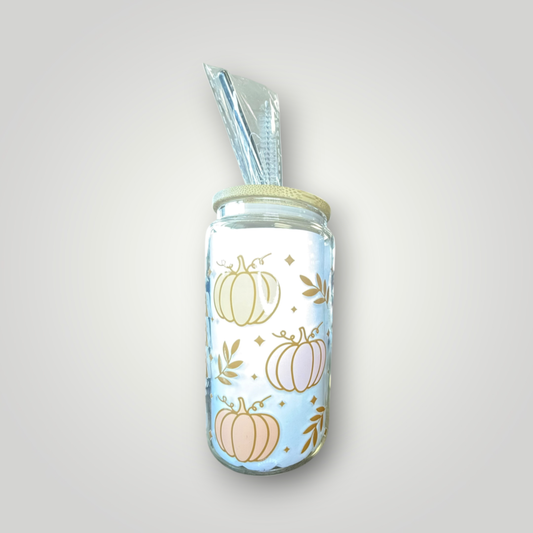 Mama Mama Mama Pumpkin Glass Tumbler 🎃🤎
