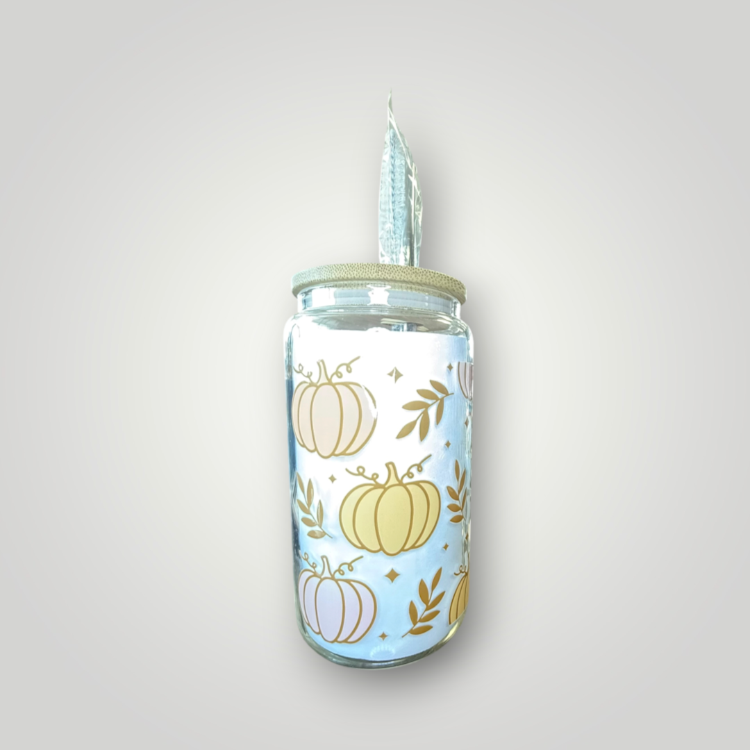 Mama Mama Mama Pumpkin Glass Tumbler 🎃🤎