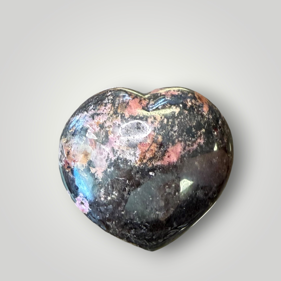 Rhodonite Heart Crystal