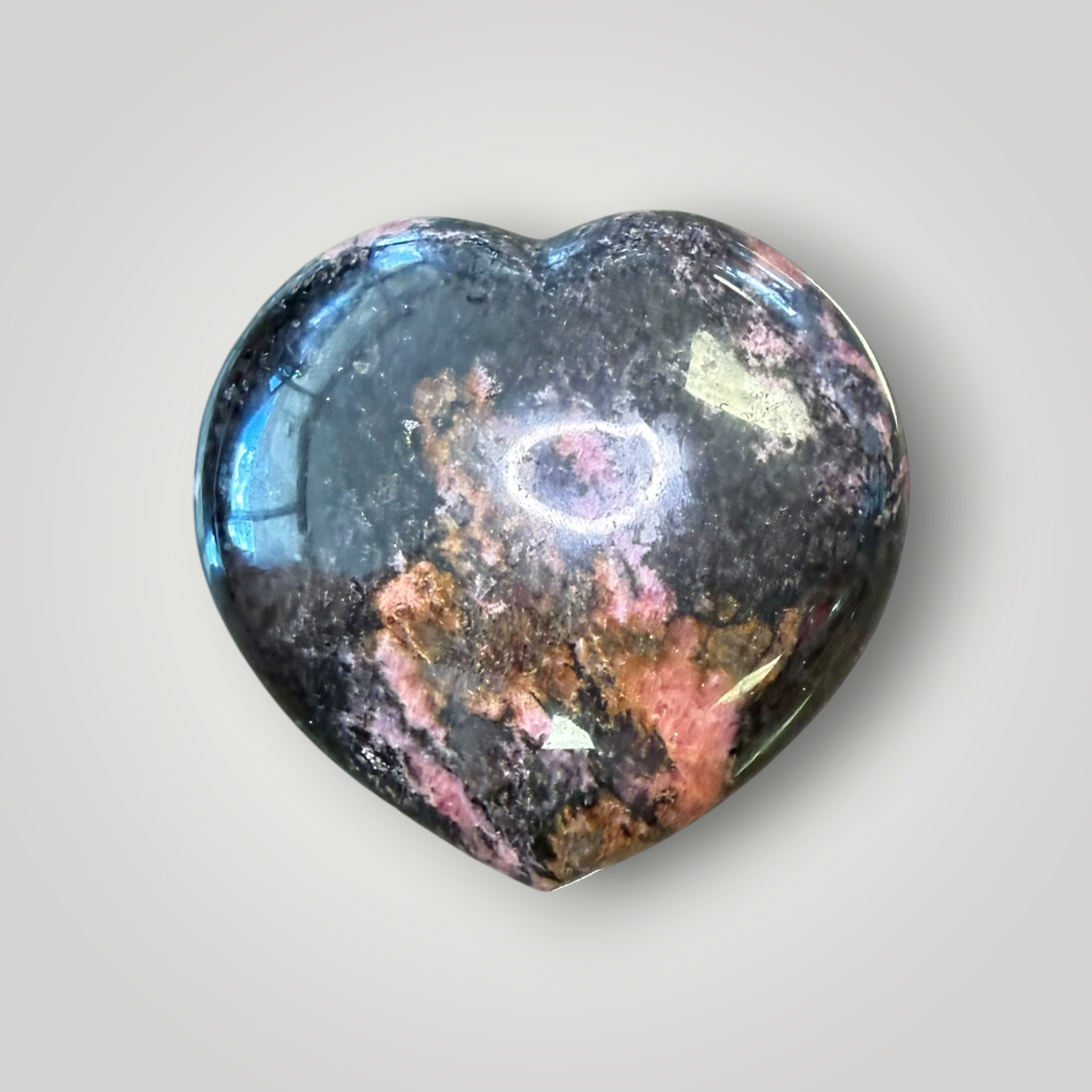 Rhodonite Heart Crystal