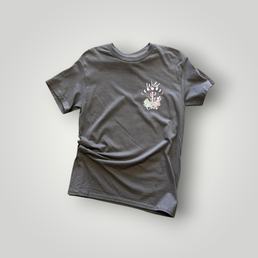 Wild Ones Cactus & Moon Phase Graphic T-Shirt
