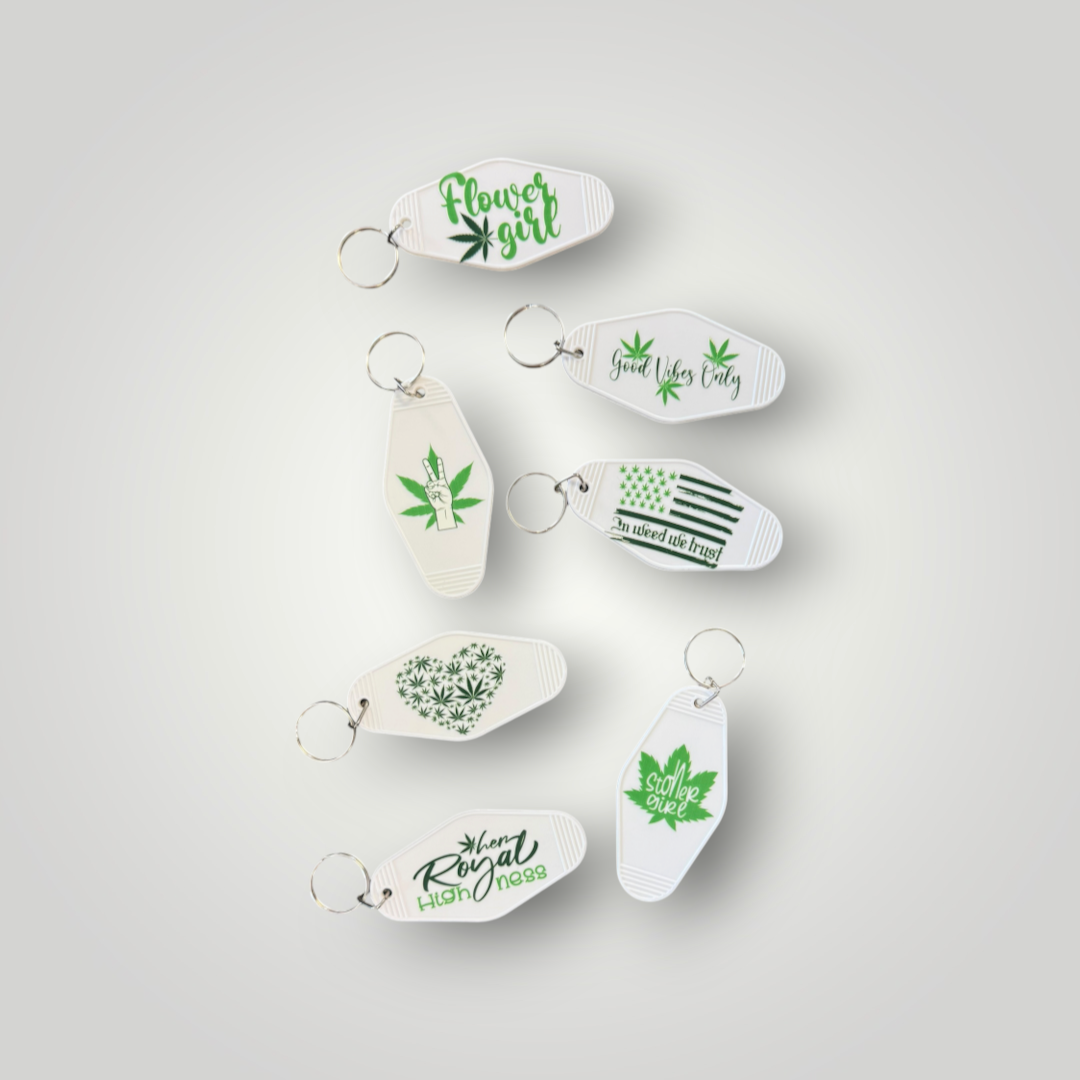 420 Retro Motel Keychain Collection