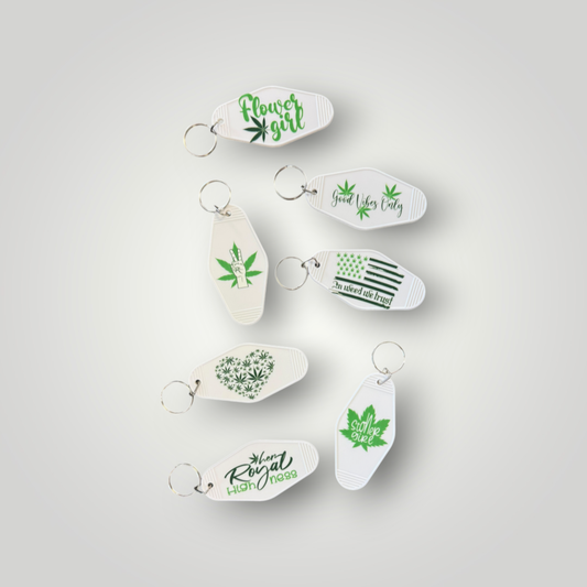 420 Retro Motel Keychain Collection
