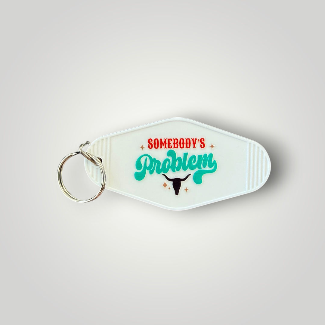 Western & Cowgirl Retro Motel Keychain Collection