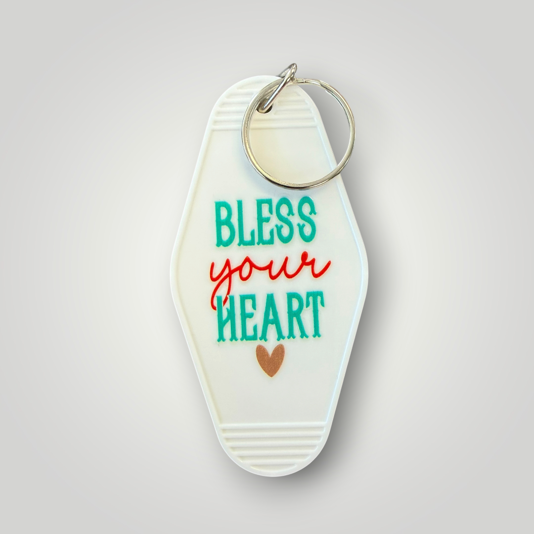 Western & Cowgirl Retro Motel Keychain Collection