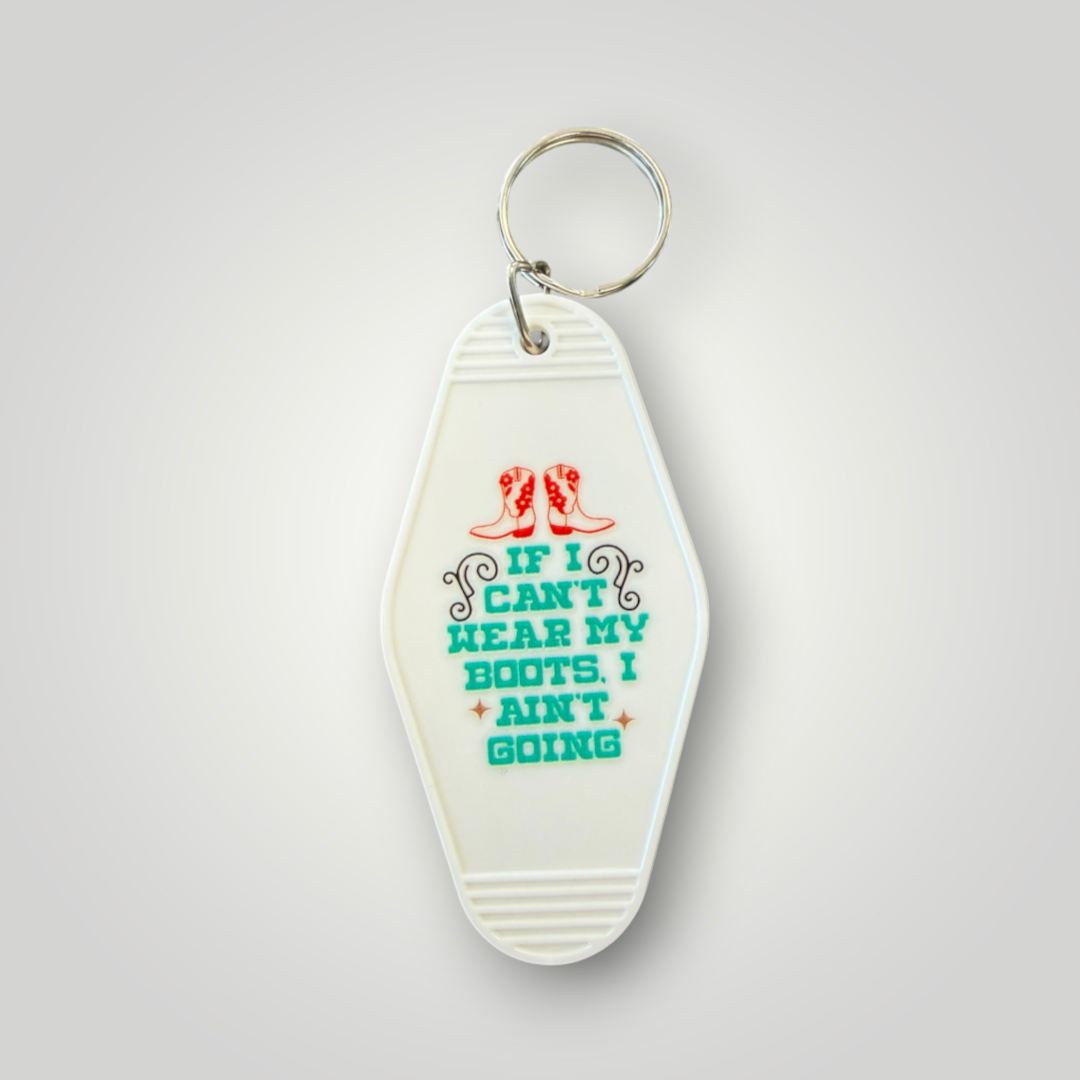 Western & Cowgirl Retro Motel Keychain Collection