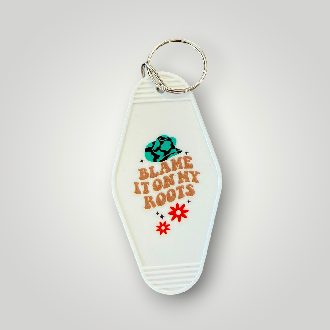 Western & Cowgirl Retro Motel Keychain Collection