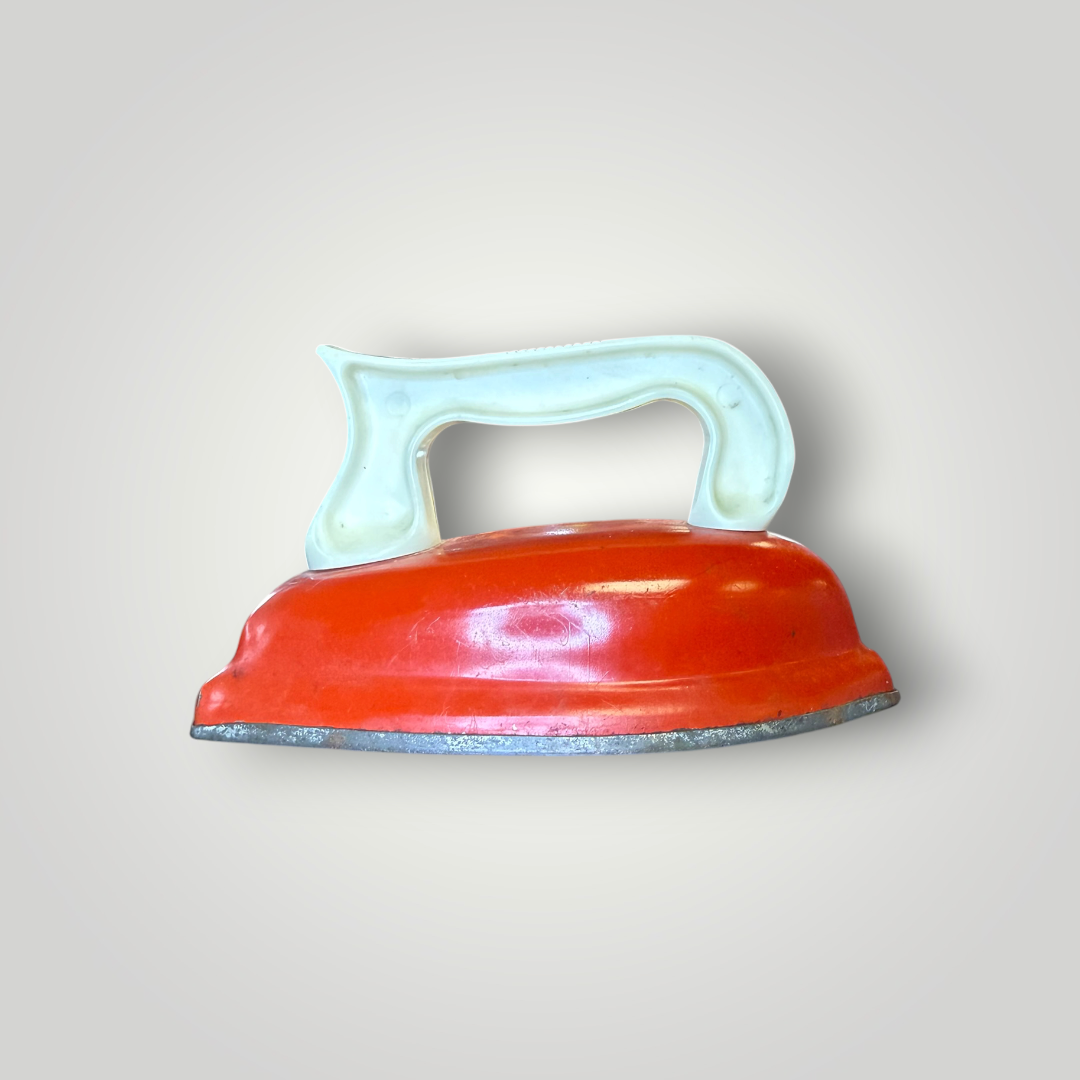 Vintage Red Toy Iron / Child’s Play Iron