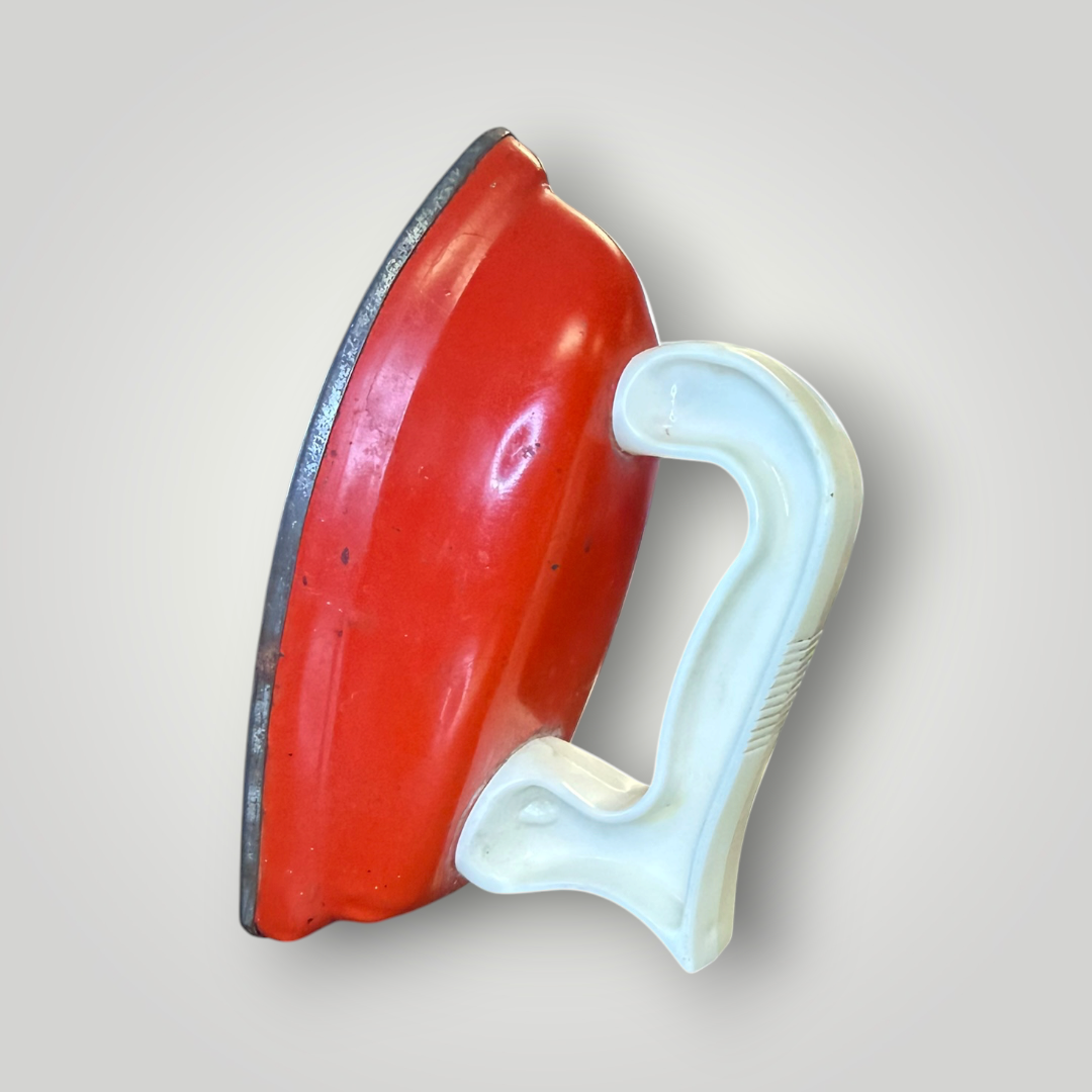 Vintage Red Toy Iron / Child’s Play Iron