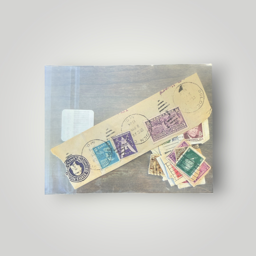 Assorted Vintage Postage Stamp Bundle