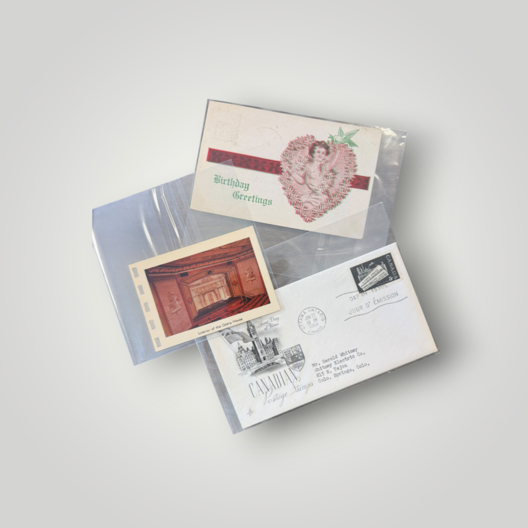 Assorted Vintage Mail & Paper Ephemera