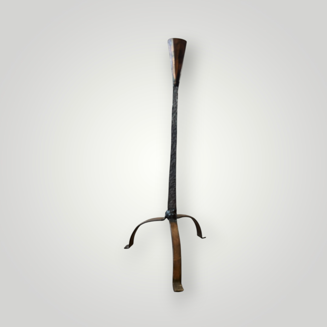 Vintage Hand-Forged Metal Taper Candle Holder