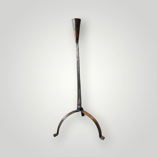 Vintage Hand-Forged Metal Taper Candle Holder