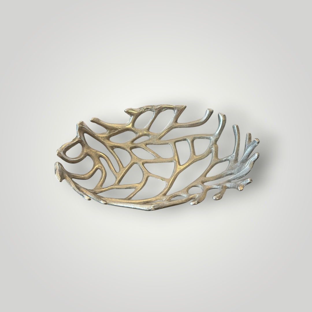 Cast Metal Openwork Decorative Bowl