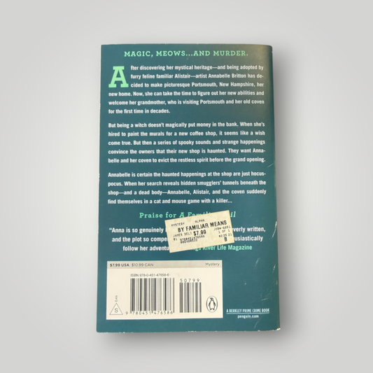 Delia James By Familiar Means — A Witch’s Cat Mystery