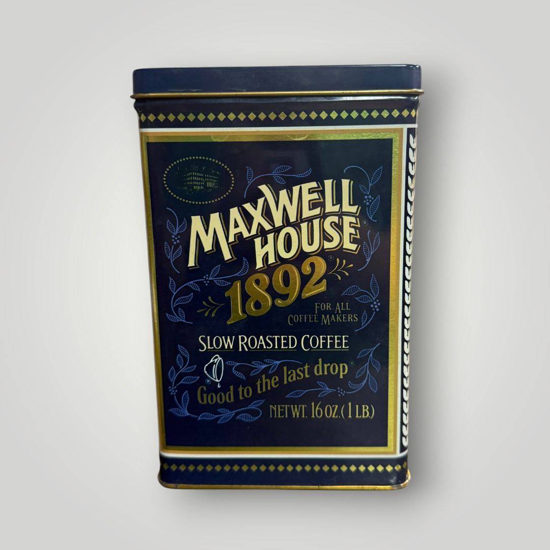 Vintage 1992 Maxwell House 100th Anniversary Coffee Tin