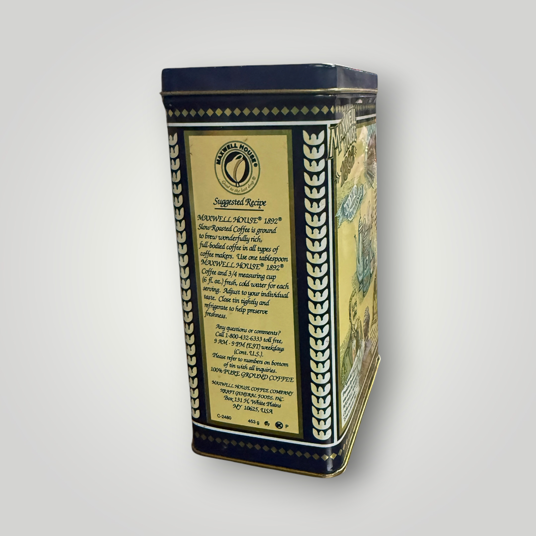Vintage 1992 Maxwell House 100th Anniversary Coffee Tin