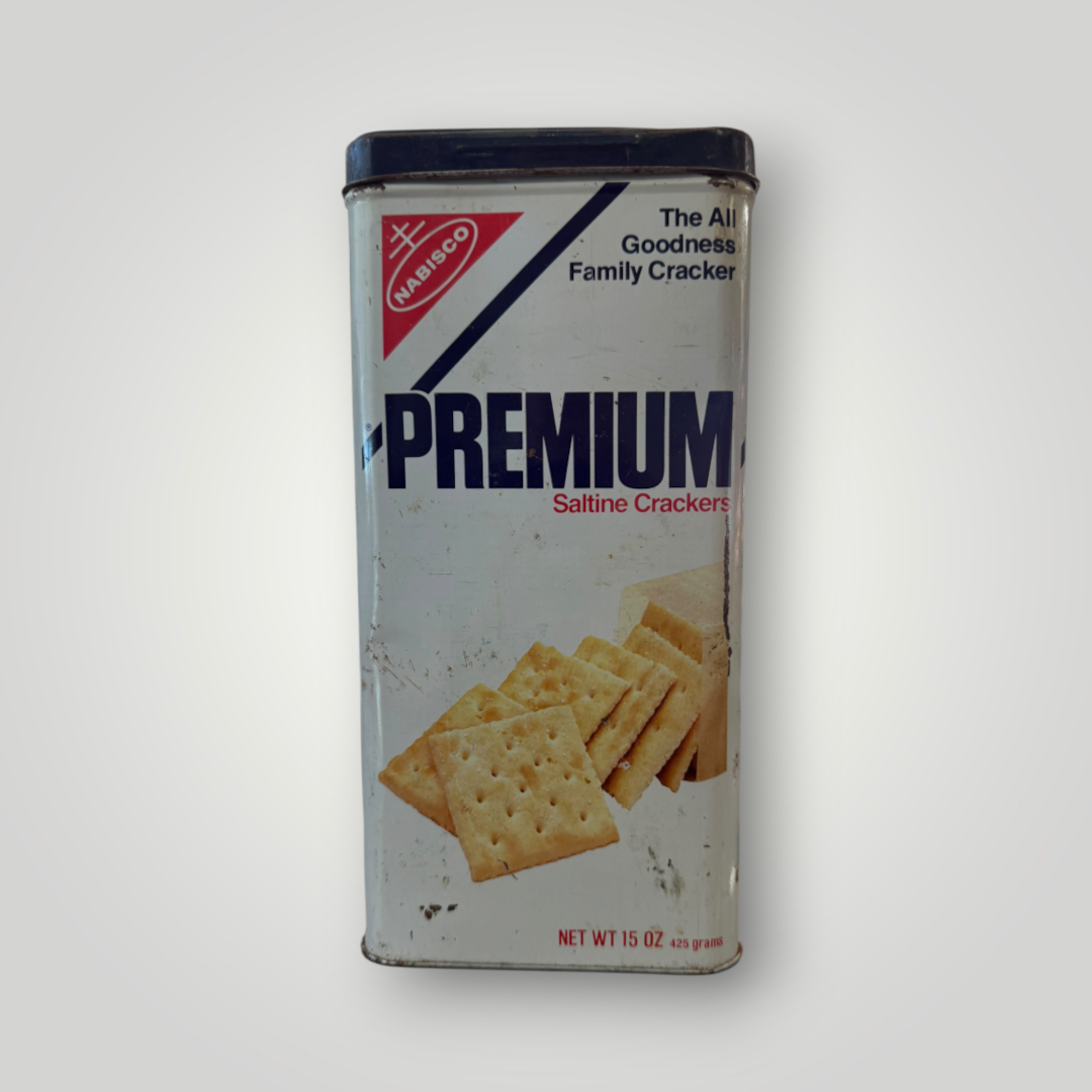 Vintage 1978 Nabisco Premium Saltine Cracker Tin