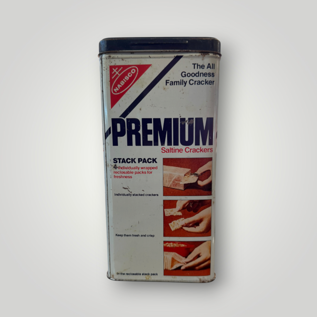 Vintage 1978 Nabisco Premium Saltine Cracker Tin