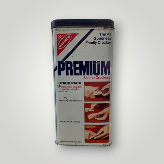 Vintage 1978 Nabisco Premium Saltine Cracker Tin