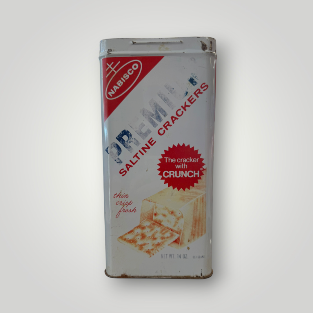 Vintage 1969 Nabisco Premium Saltine Crackers Tin