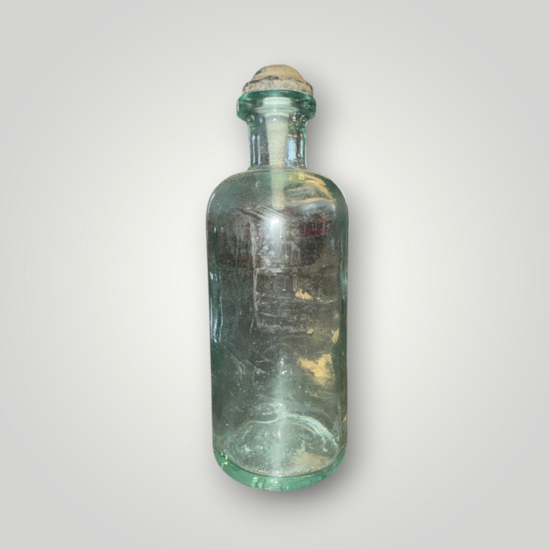 Antique Soda-Acid Fire Extinguisher “Acid Line” Glass Bottle