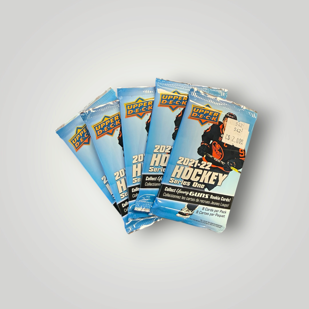 2021–22 Upper Deck Series One Hockey Trading Card Pack – Sealed