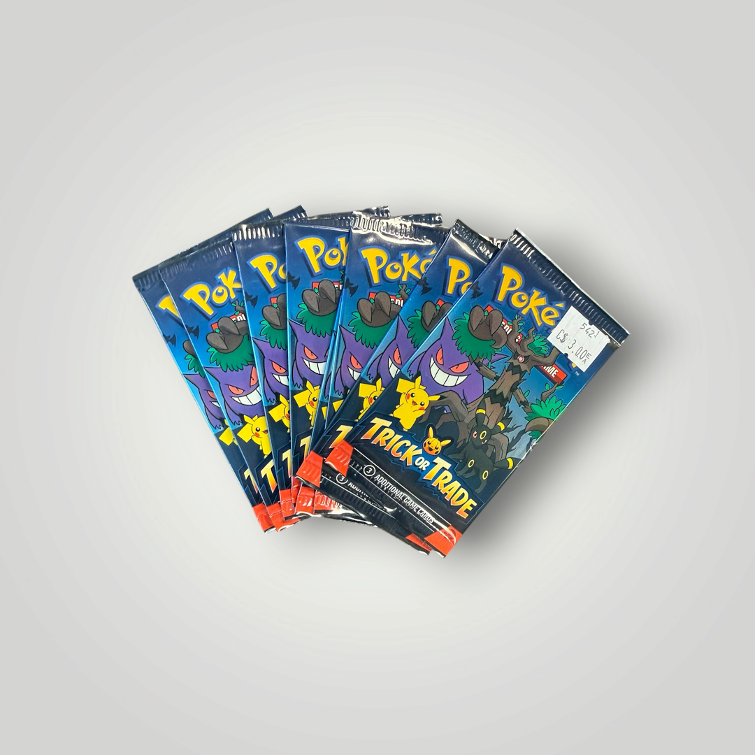 Pokémon TCG Trick or Trade Halloween Booster Pack – 3 Cards