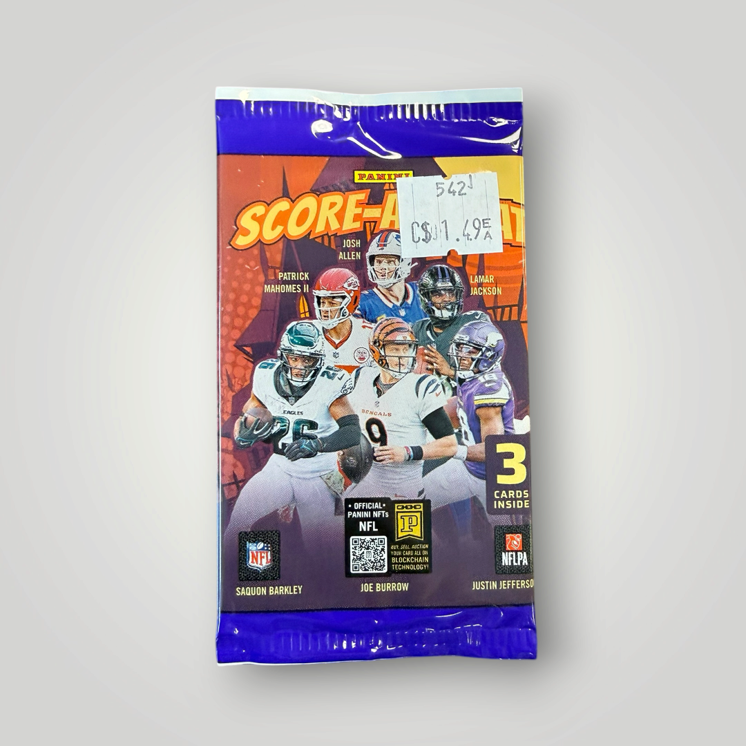 2025 Panini Score-A-Treat NFL Football Trading Cards – Sealed Pack