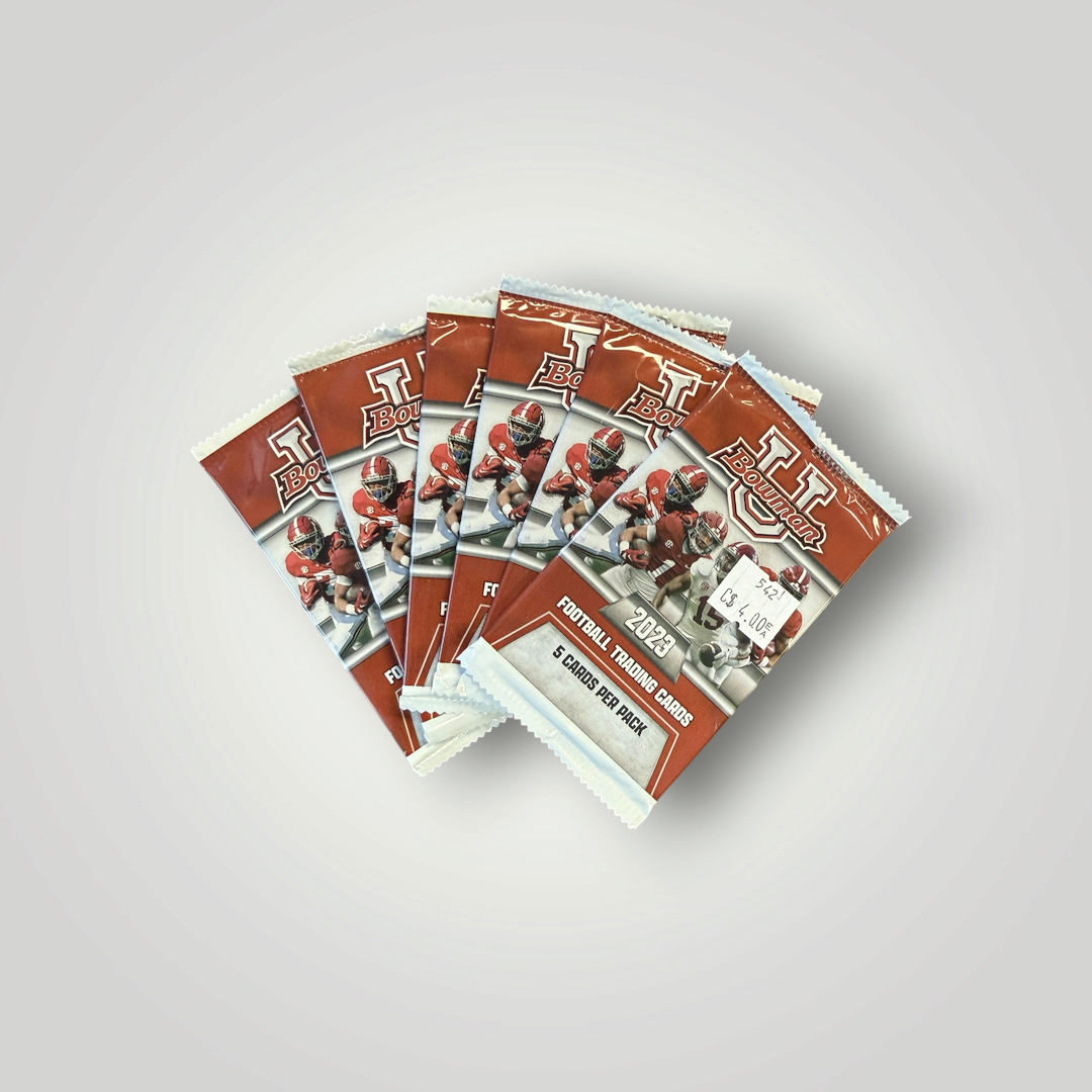 2023 Bowman University Football Trading Cards – Sealed Pack