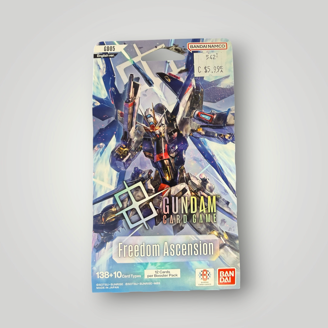 Gundam Card Game Freedom Ascension GD05 Booster Pack – English Version