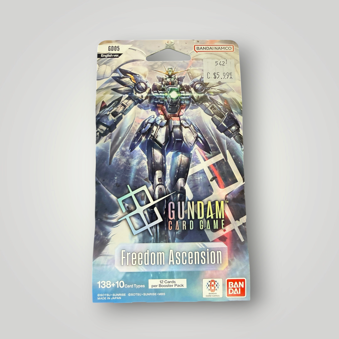 Gundam Card Game Freedom Ascension GD05 Booster Pack – English Version