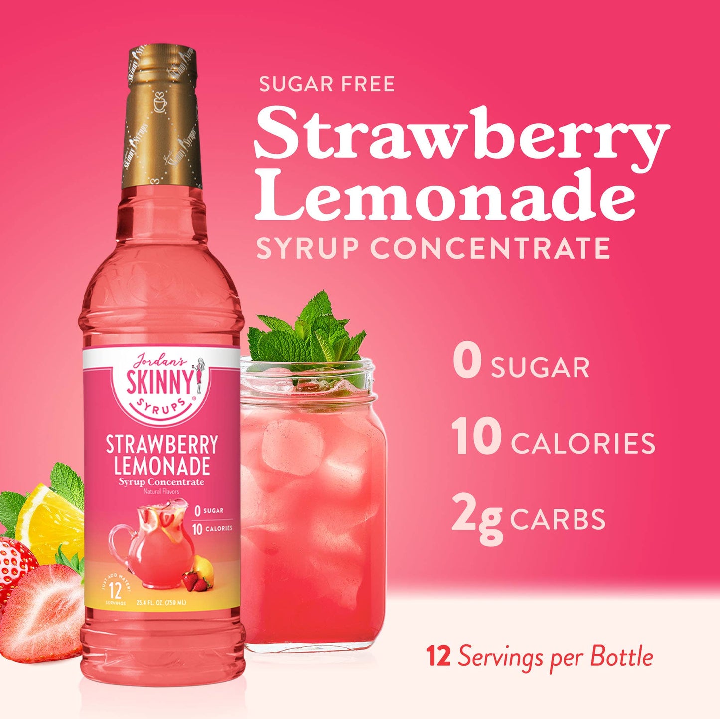 Strawberry Lemonade Syrup Concentrate