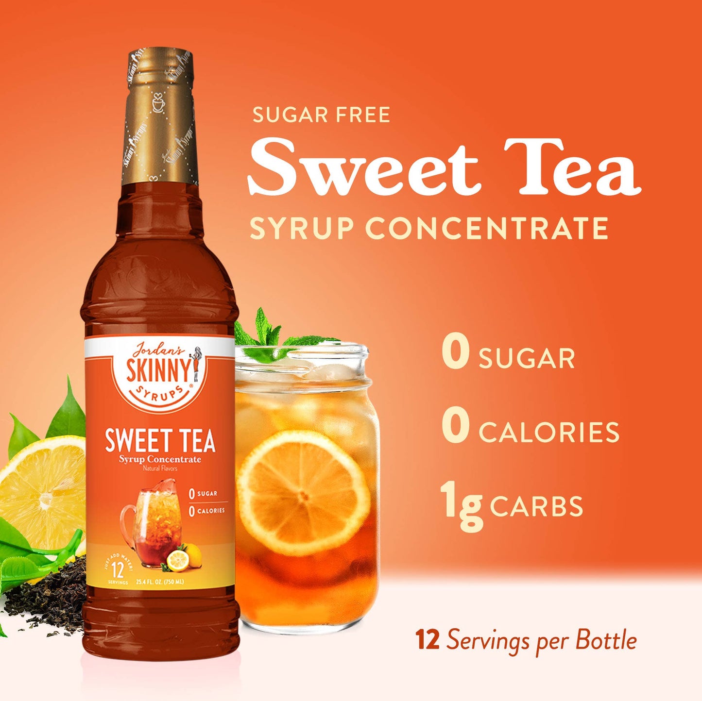 Sugar Free Sweet Tea Syrup Concentrate