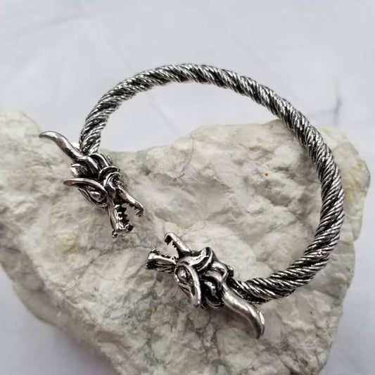 Vintage Viking Dragon Bracelet